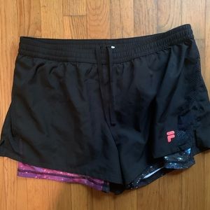 Fila Running shorts.